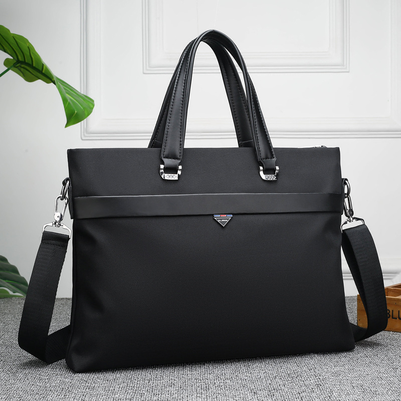 새로운 남성 핸드백 대용량 캐주얼 컴퓨터 서류 가방 회의 선물 남성 가방 구매 고급 메신저 가방