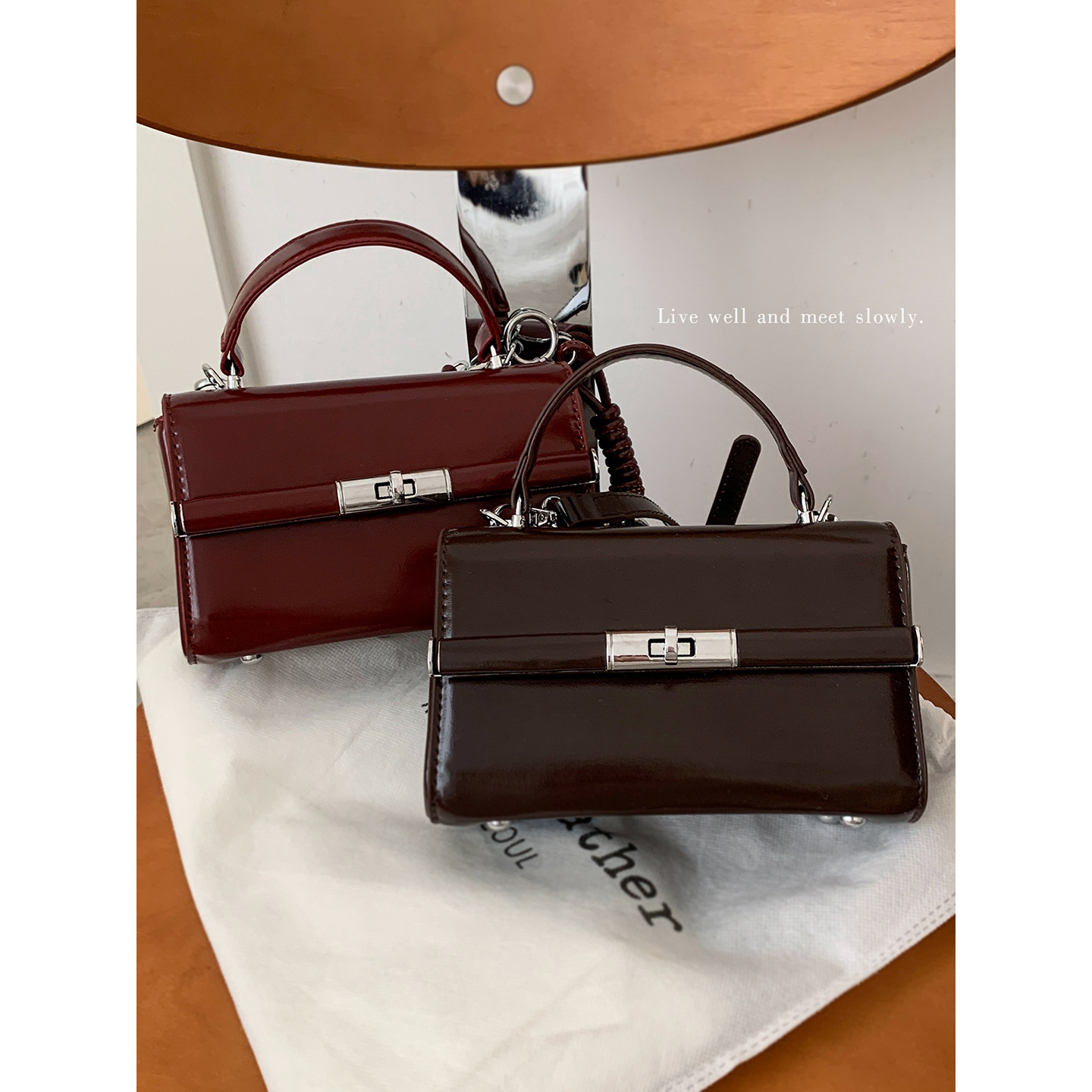 Bags Korean Style Niche Handbags Women's Small Bags 2025 New Small Square Bags Simple and Versatile Single Shoulder Crossbody Bag