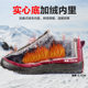 Cross-Border Old Beijing Cotton Boots for Middle-Aged and Elderly Men and Women, Comfortable and Warm Thick-Soled Umbrella Cloth Waterproof and Cold-Resistant Cotton Boots