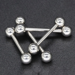 Stainless steel tongue Nail Manufacturers directly for human body piercing jewelry European and American fashion simple jewelry wholesale manufacturers