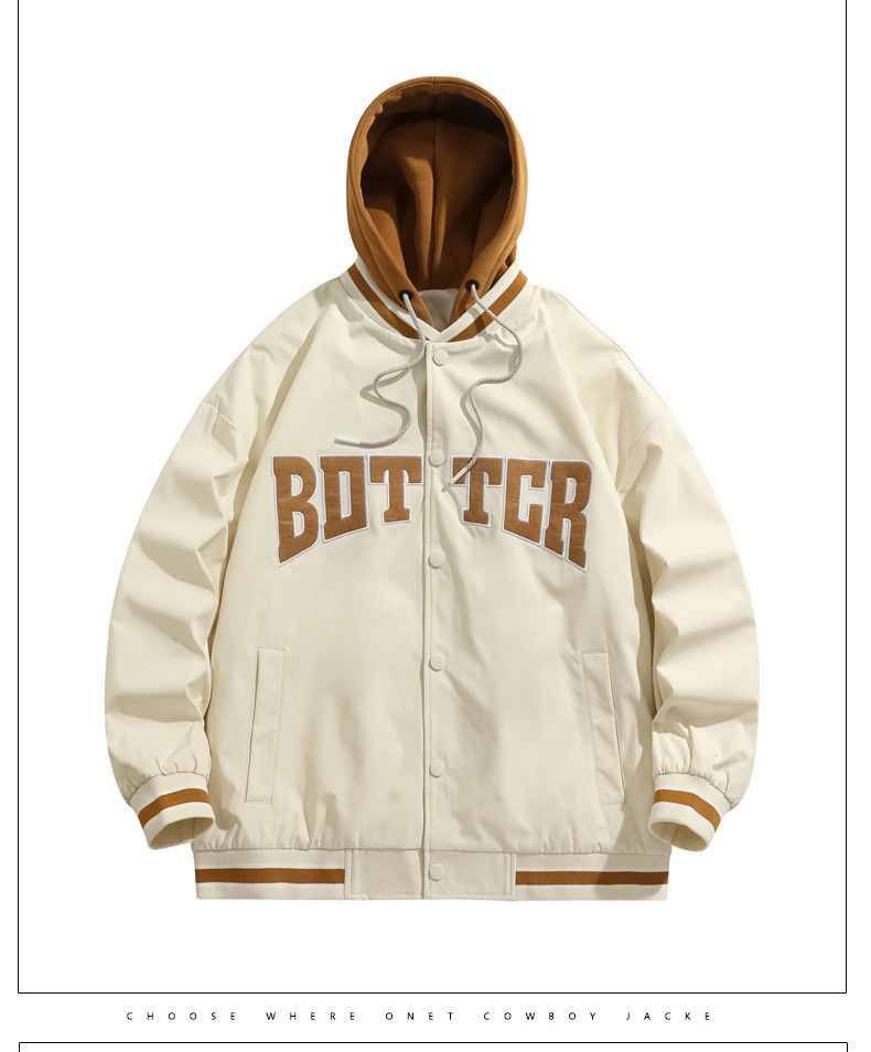 Men's Jacket For Spring And Autumn Casual Trendy Two Piece Style_voghion.com