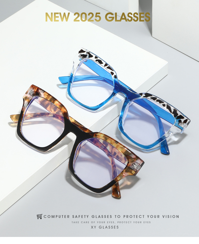 50g Weight Full Frame Glasses Structure Glasses Classification Ac Lens Material Square Glasses Style Casual, Holiday Occasion Solid Color Pattern All Seasons Season Unisex Gender Hip-Hop, Punk Style Hip-Hop Punk Solid Color Ac Square Full Frame Optical Glasses 无