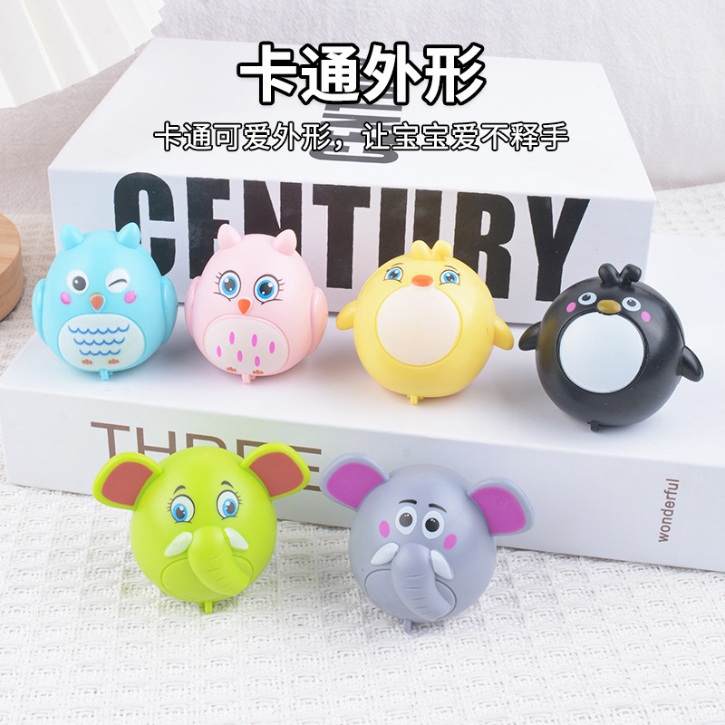 Juguetes para niños animados animales inerciales coches mini rally resistentes a la caída pequeños regalos juguetes al por mayor