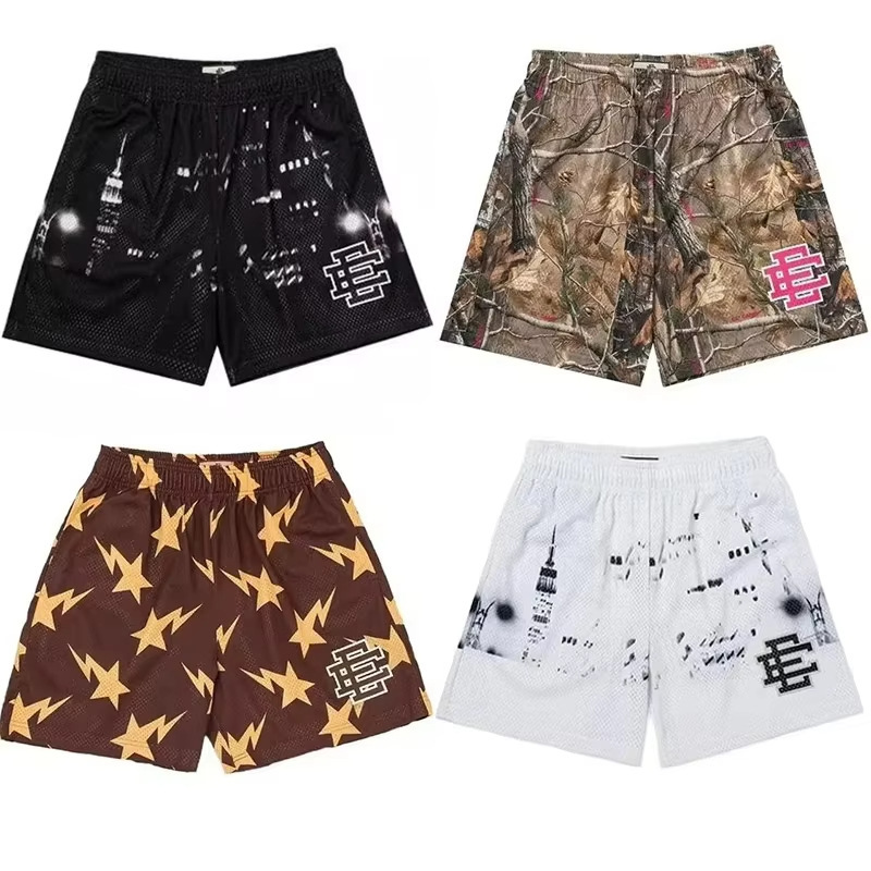 Eric Emanuel Men's Beach Shorts Sports Shorts Summer Fitness Shorts Jogging Casual Mesh Shorts
