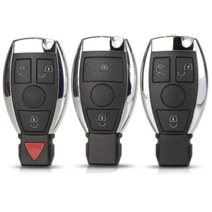 Mercedes-Benz 2/3/4 düyməli tək batareya NEC BGA pult avtomobil açar korpusu