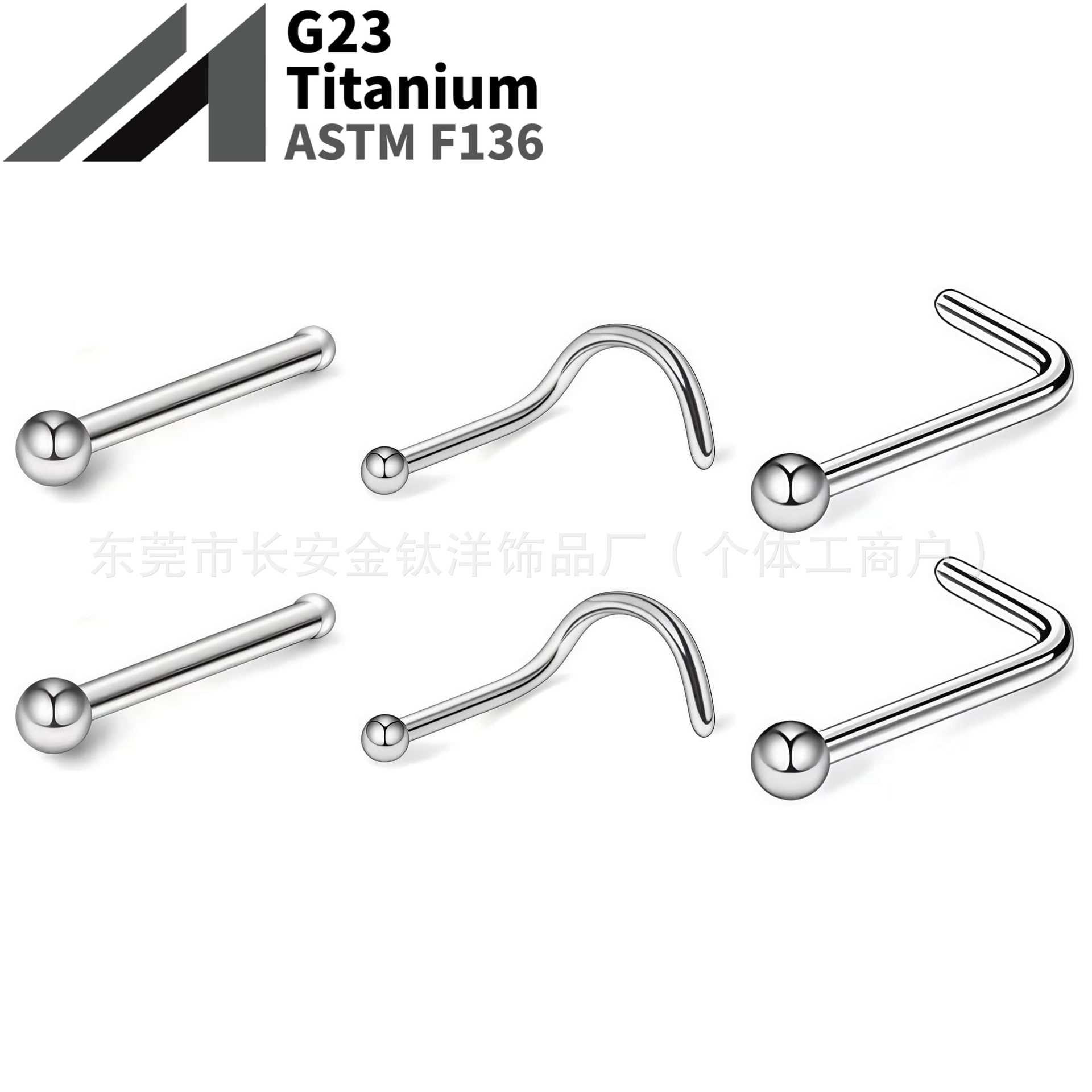 16G labret stud size and finish detail