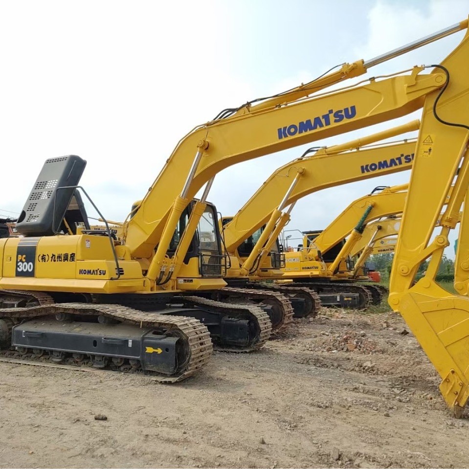 China línea de exportación de segunda mano Komatsu300 excavadora grande 350 360 400 excavadora