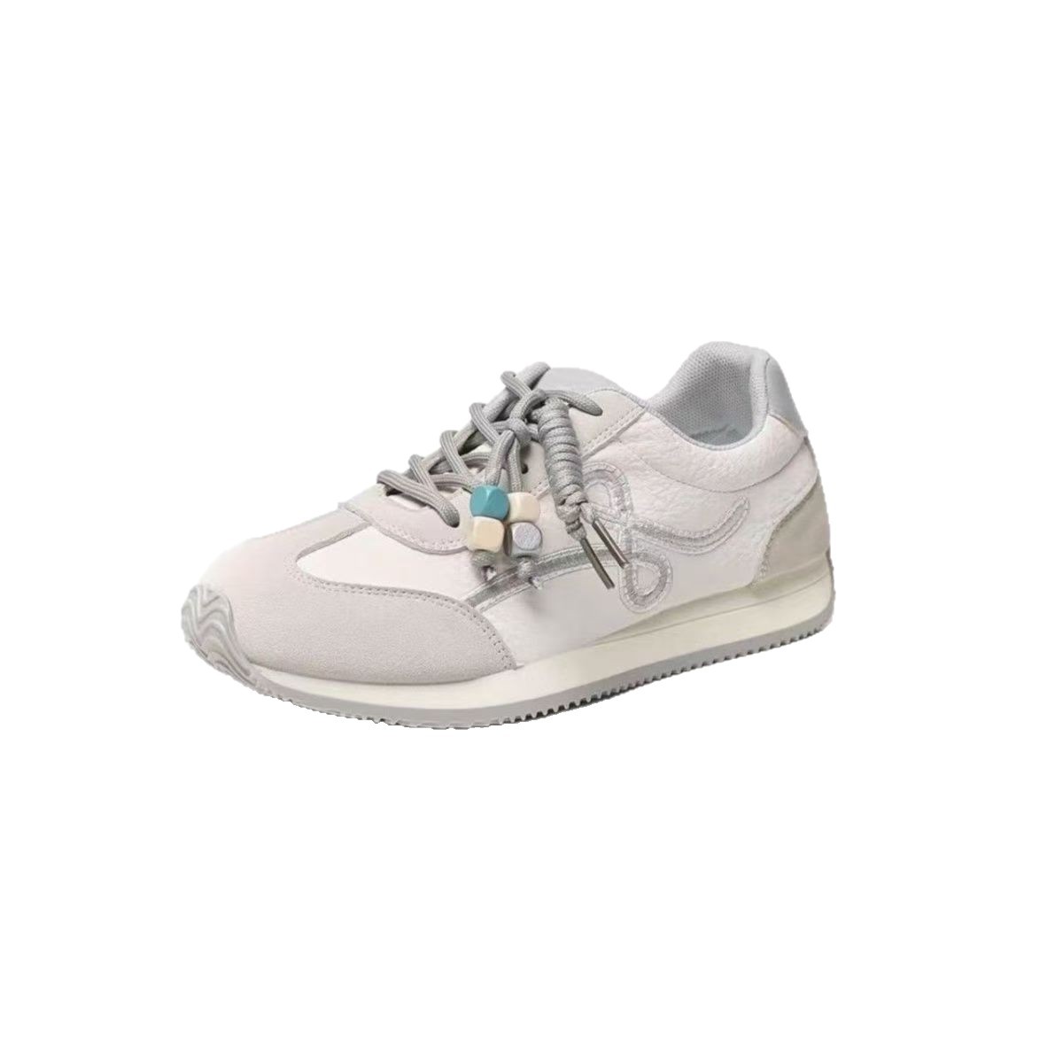 2026 primavera y otoño nuevos zapatos de papá aumentan suela gruesa popularidad en línea deportes ociosos para mujeres Agan Waffle zapatos para mujeres