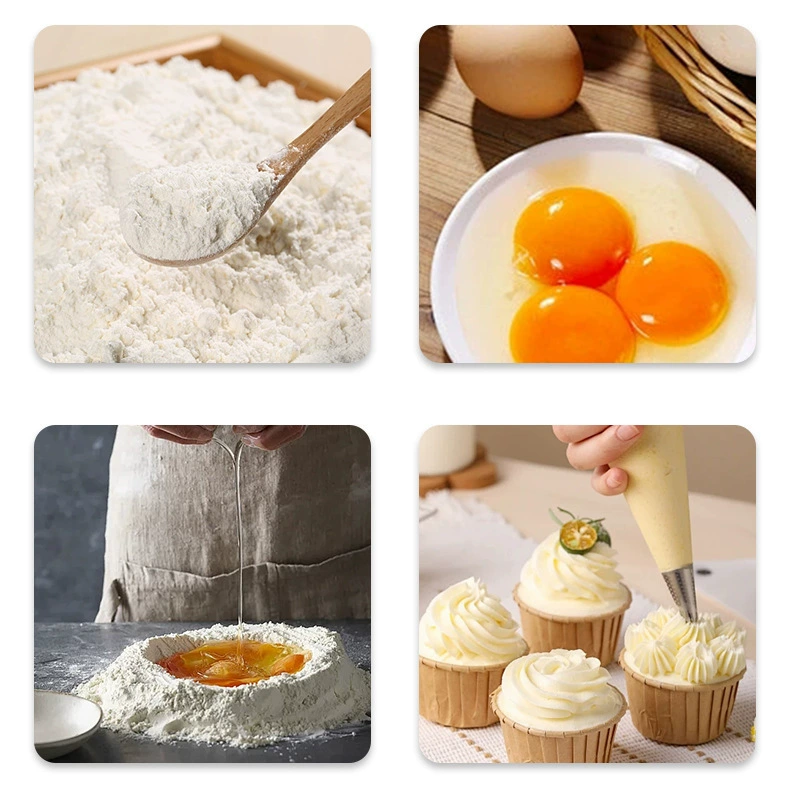 84N spot new egg beater powder powder dough dual -circle single -circle mixing stick 13 -inch oak stirring