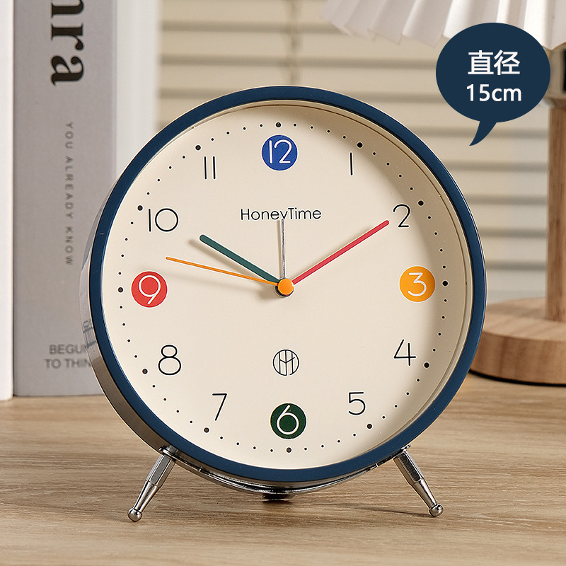 Reloj de despertador de escritorio oscilante 2023 nuevo artefacto de despertar para estudiantes de secundaria secundaria niños niños colocan reloj de escritorio