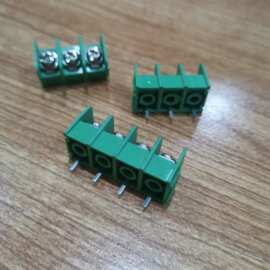 厂家供应 黑色绿色接线端子 7.62间距 7620栅栏式  电源PCB端子