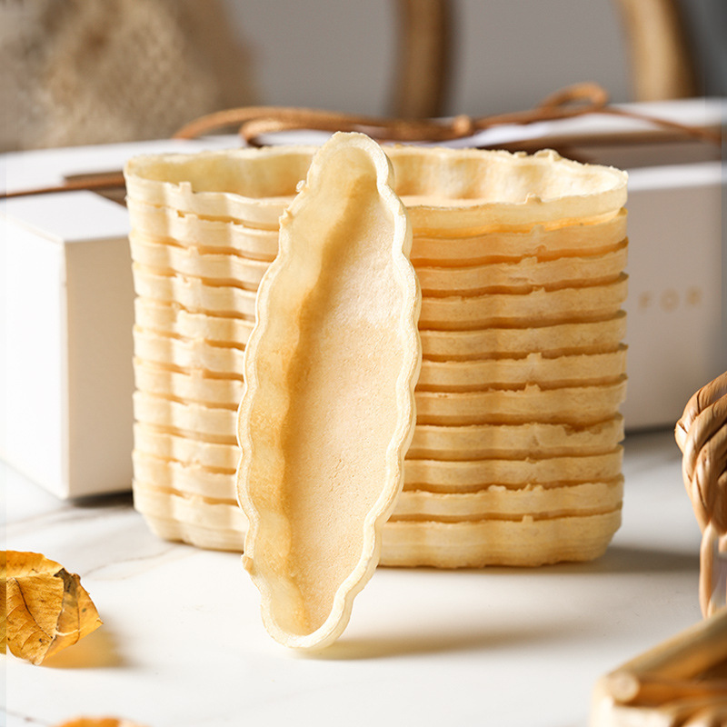 Glutinous Rice Boat Cake Shell Hokkaido Windbreak Caramel Almond Nut Baking Semi-Finished Product Packaging Bag Material Bottom Skin Bag