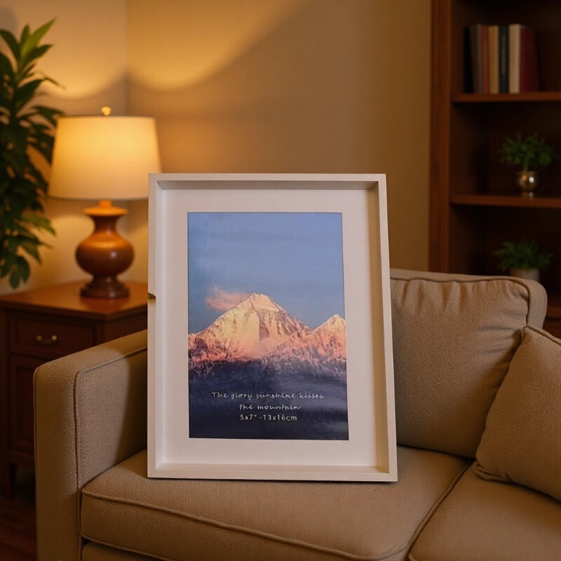 882 Living Room Literary High-End Aluminum Alloy Welded Photo Frame Table Photo Album Hanging Painting 8*10 Small Photo Frame