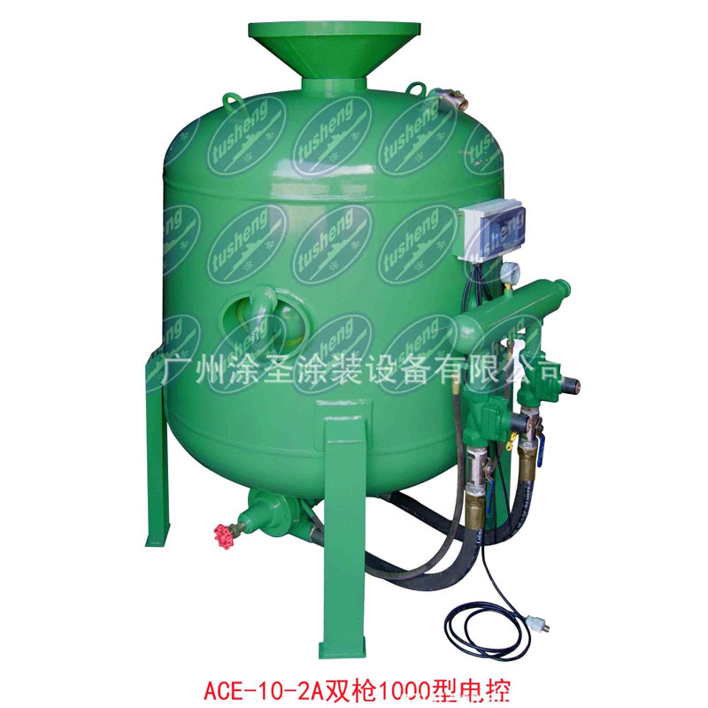 1立方钢结构喷砂罐2立方船舶打砂设备五金喷砂机气控砂阀手动球阀