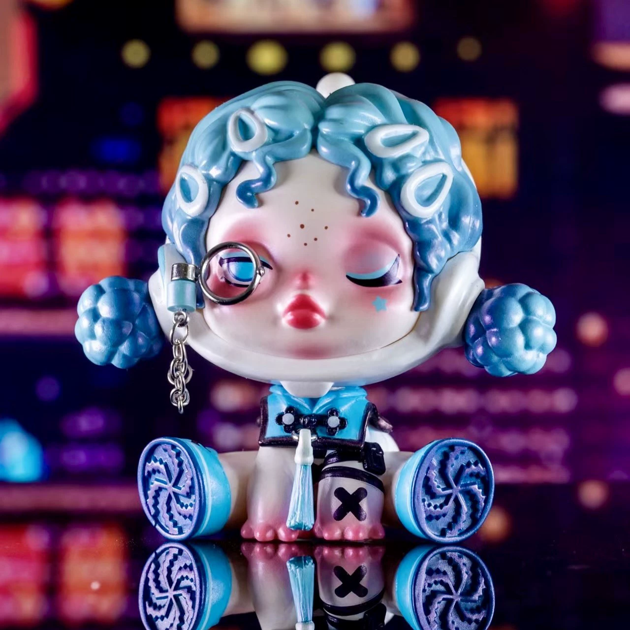 [Строгий отбор качества] Домашняя версия коробки-сюрприза Bubble Night City series Mart слеп-бокс ручная работа офисная игрушка подарок