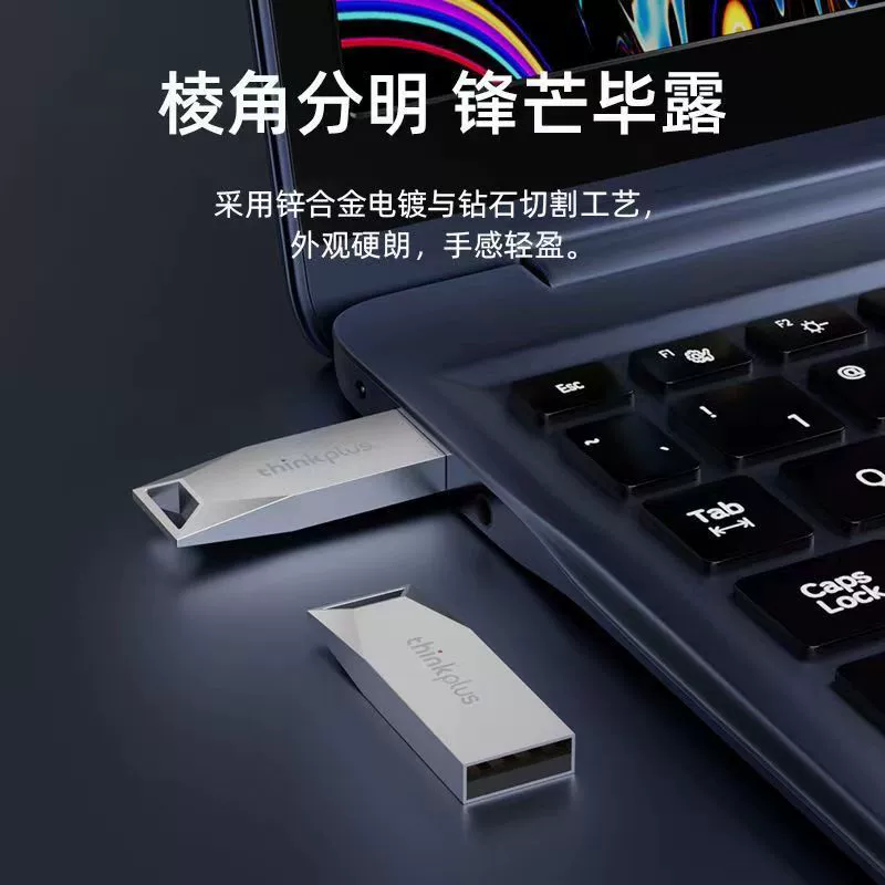 Устройство USB Lenovo U совместимый бизнес-офис автомобильный блестящий USB-накопитель MU223 ThinkPlus USB 2.0 металл