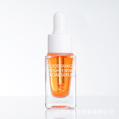 10mlスクエア厚い底エッセンシャルオイルボトル透明エッセンシャルオイルボトル化粧品透明ガラス瓶原液スポイトボトル