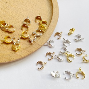 Alloy color retaining melon buckle hanging buckle leaf diy antique hairpin tassel material pendant accessories