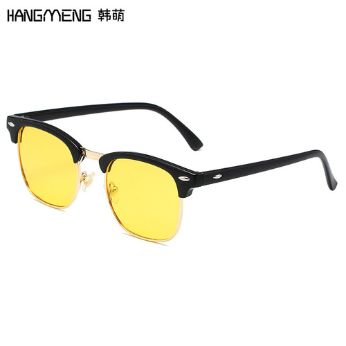 3016 Polarized Sunglasses for Men and Women Retro Universal Sunglasses Colorful Coated Polarized Glasses Anti-Blue Light Glasses Wholesale