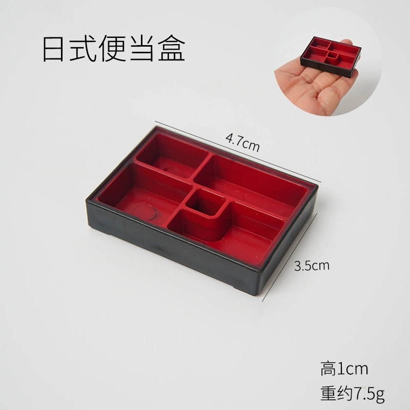 Small realistic tableware, food play, toy, DIY