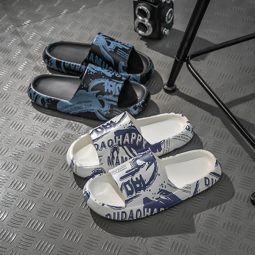 Men's slippers, men's slippers, home ins trend, indoor bathroom bathing, non-slip outdoor sports slippers, summer