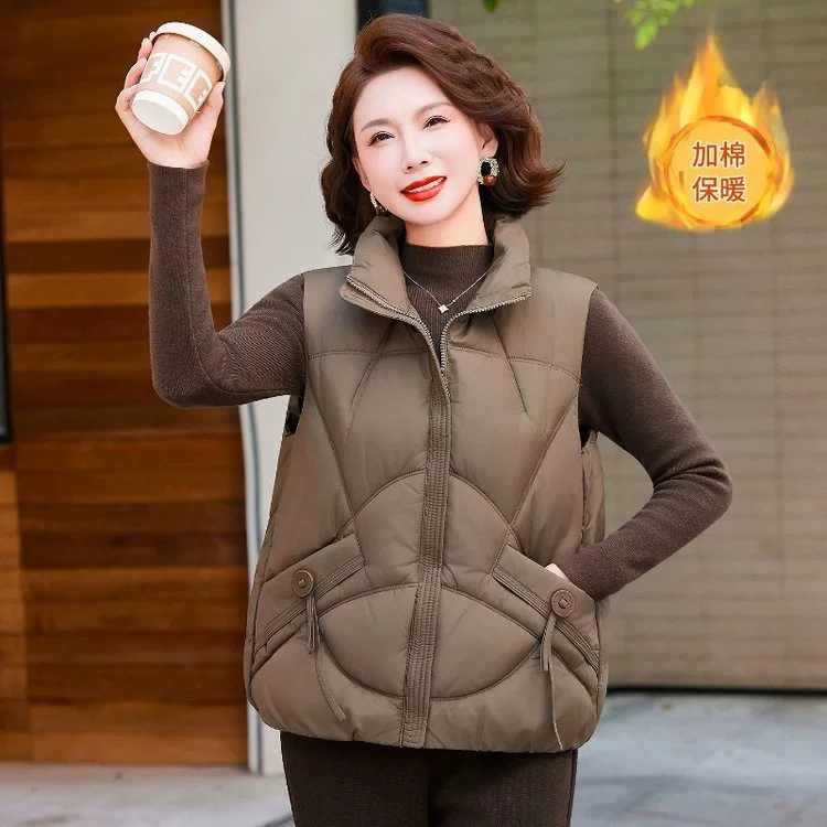 保暖棉马甲2025秋冬新款高档防风抗寒外穿背心外套洋气百搭上衣女