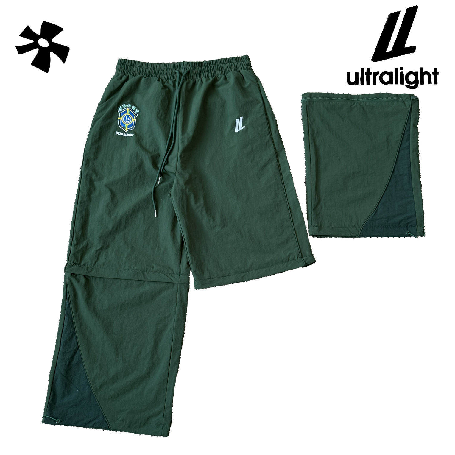 Ultralight London Brazil Pants Zip-Off Green