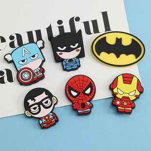 Cartoon soft rubber diy mobile phone shell driving license cartoon decorative stickers hero character series anime doll patch