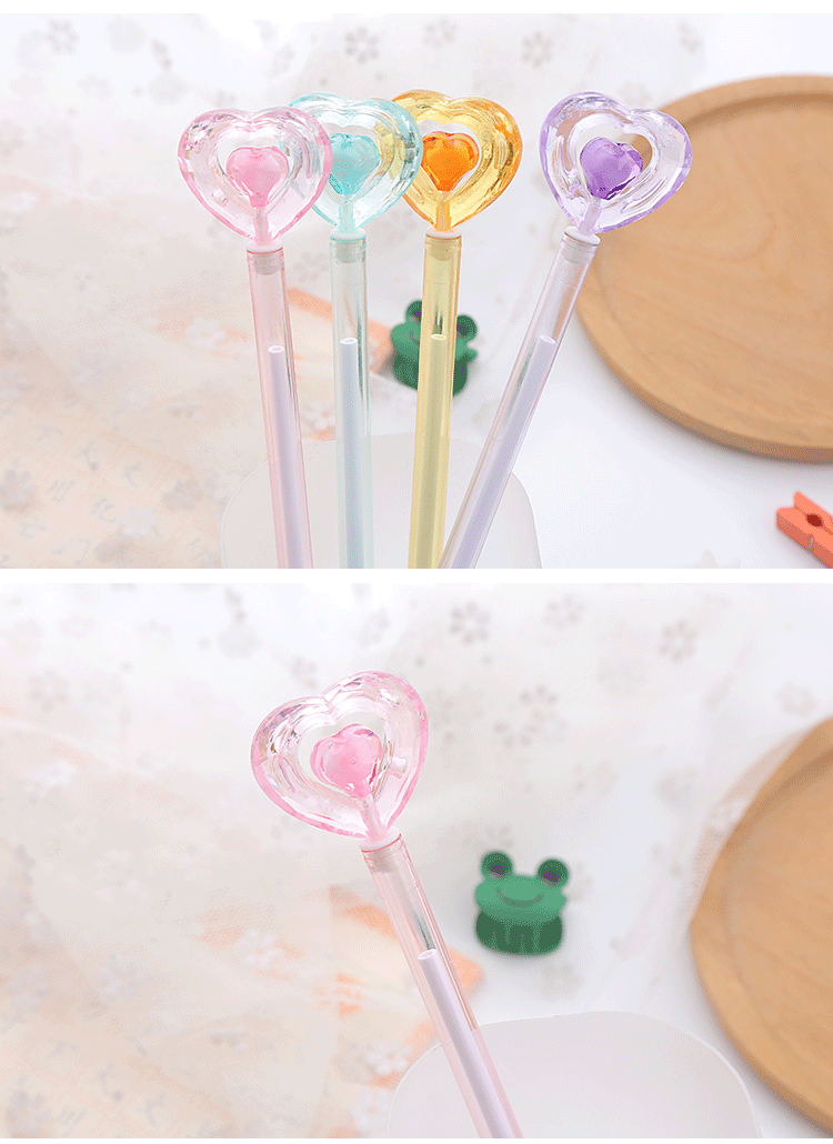 Bolígrafo De Gel De Amor De Cristal Creativo Encantador display picture 1