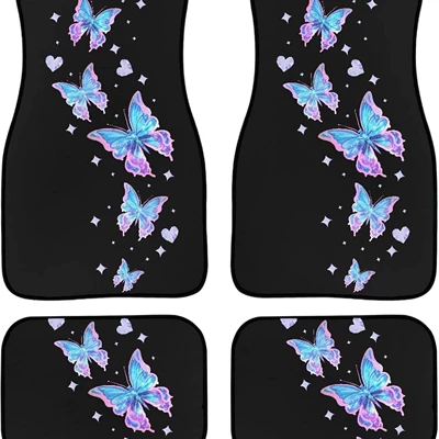 decorative foot mat Amazon, Avtomobil döşəmə paspasları - car-floor-mat-14-354548-68cm-two-pairs-total-four-pieces
