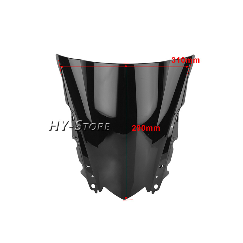 Suitable for Yamaha R25 R3 2014-2018 front windshield modification, elevated windscreen deflector, windshield mirror
