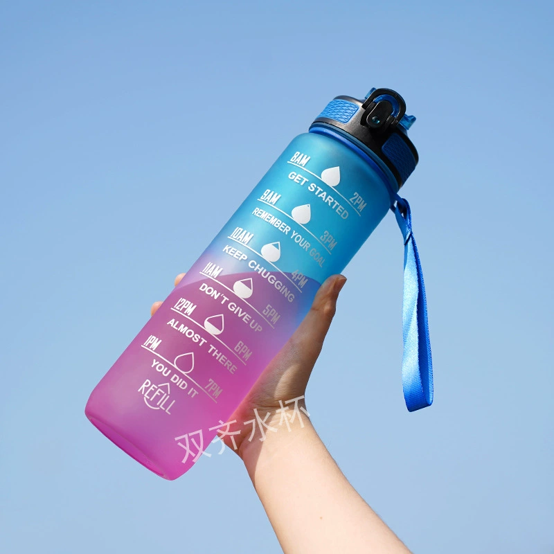 Объемное стекло для воды с стеклом, Amazon, 32 oz, (跨境贸易), градиент