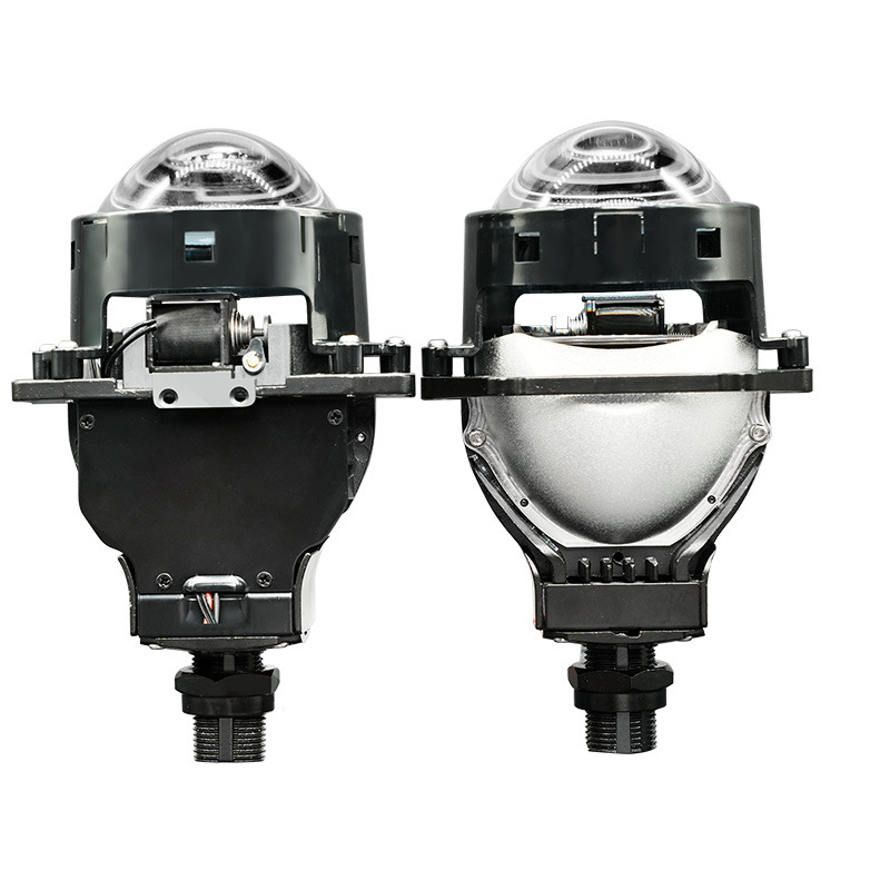 Faro LED bi-xenón K5 de 3 pulgadas y 12V/24V con lente H4/H7, modificación universal no destructiva, haz alto-bajo integrado, alta potencia de 60W.