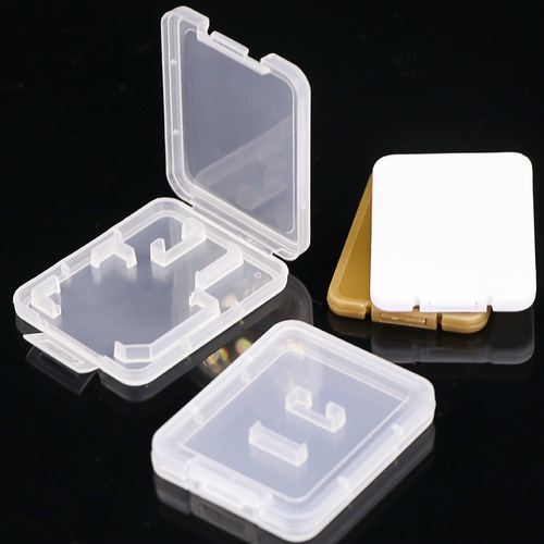 Memory Card Adapter Case, XD Card TF Card Case, Flash Drive TF Card Case, Phone Return Key Part Case, Single/Dual SD Card Little White Case