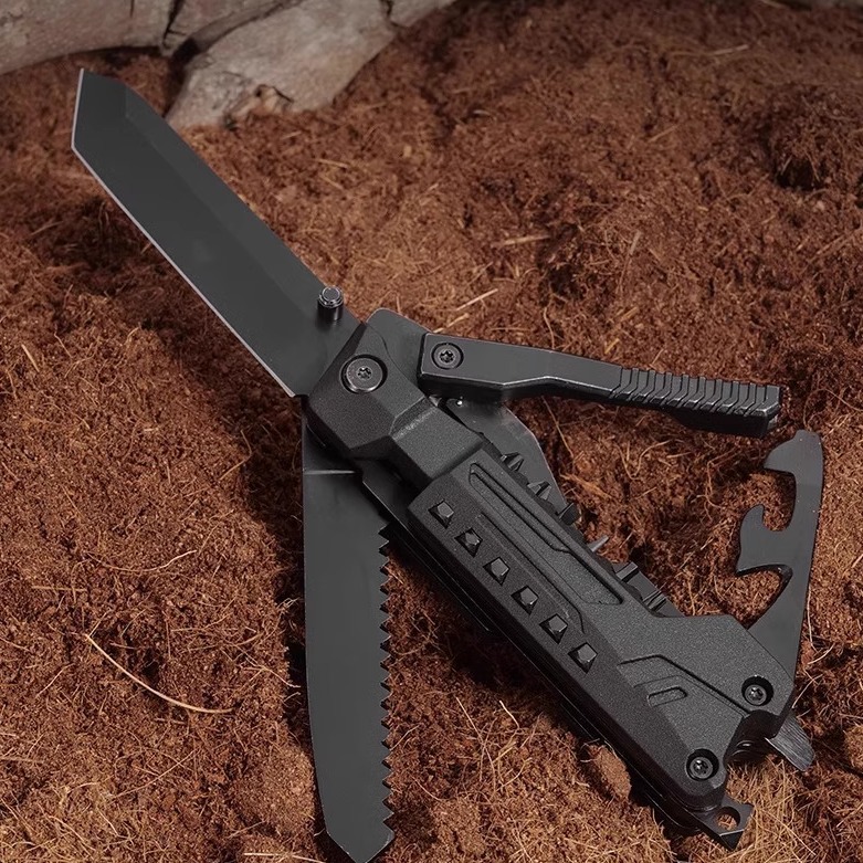 【推荐】战术刀户外便携式硬度折刀匕首多功能军刀五金工具猫