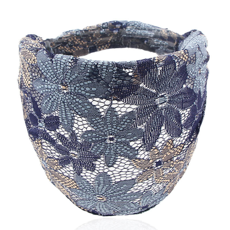 Hair Band Hair Accessories Type 1 Piece Quantity Women's Retro Simple Style Color Block Cloth Lace Sequins Hair Band