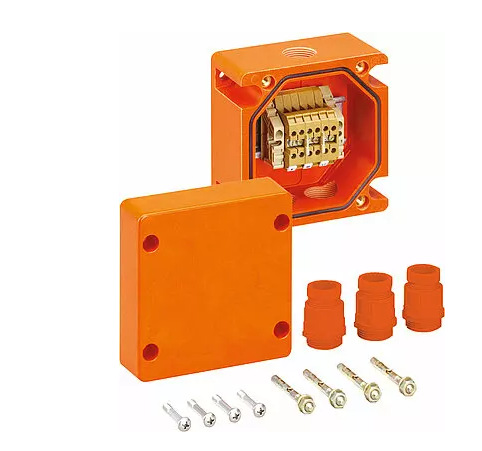 Spelsberg高防护等级分线盒 带3极端子，外部尺寸：115*115*93MM
