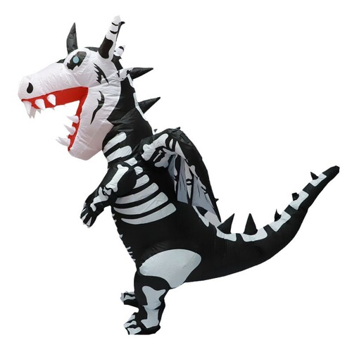 Cross-border new Halloween funny dinosaur costume for party performance, play funny Tyrannosaurus Rex inflatable outfit