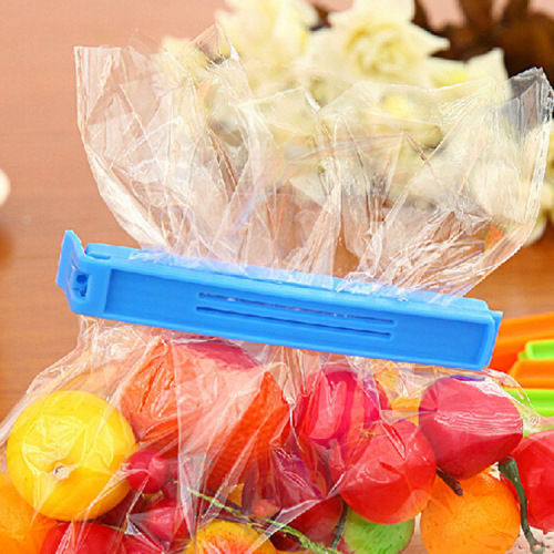 Korean style 5-pack candy-colored snack bags food bags food sealing clips sealing clips fresh-keeping clips manufacturer wholesale