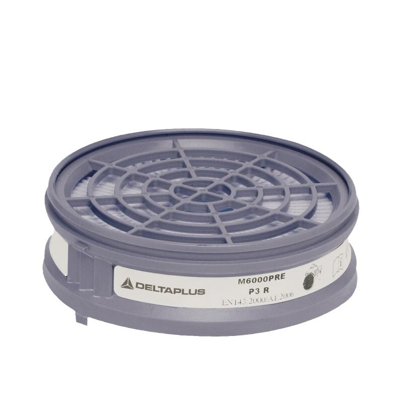Delta 105134 PREP3 cartucho de filtro de larga duración P3 polvo con media máscara para usar cartucho de filtro de veneno 2 / paquete