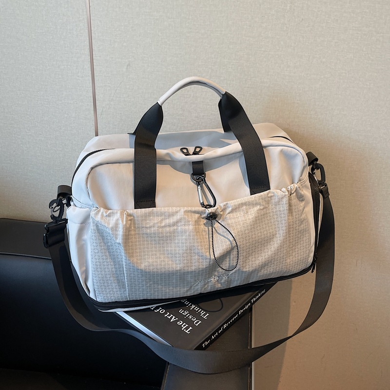 Wet and Dry Separation New Fitness Bag for Men and Women, Short-Distance Business Trip Travel Bag, Expandable Simple Casual Luggage Bag