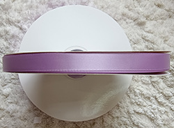 Cinta de embalaje al por mayor cinta de poliéster de alta densidad púrpura pastel de flores cinta de regalo cinta de lazo cinta