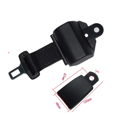 Car seat belt Bus, Construction Vehicle, Sightseeing - fully-enclosed-two-point-security-belt-10cm-bottom-seat