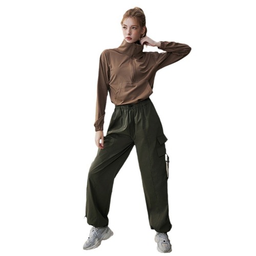 Women's Autumn/Winter New Professional Fitness Pants Leisure Running Training Yoga Clothes Loose Ankle Work Pants