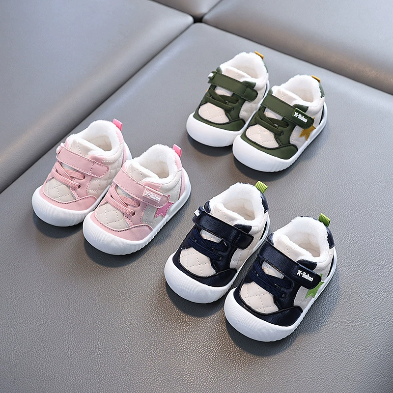 Little Lubao 1-2 года плюс бархатная ветрозащитная обувь зимой