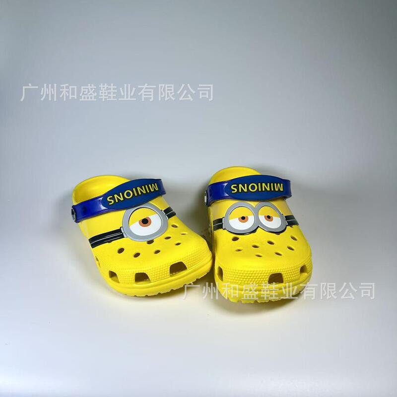 Crocs for Boys and Girls, Minions Collaboration, Cute Non-Slip Breathable Sandals for Kids, Cartoon Paradise