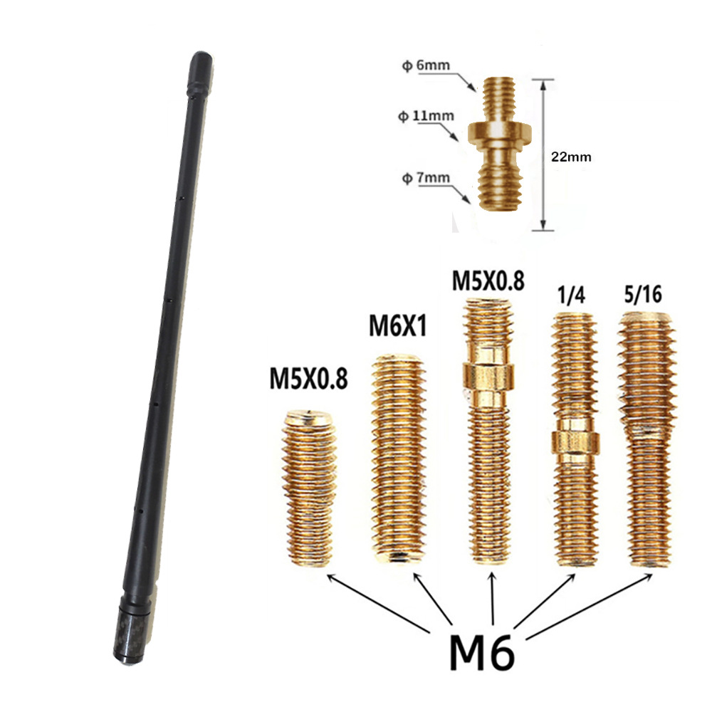 1 Set of Antenna + Screws 13inch Black Suitable for Ford F150 95-26 Off-Road Vehicle Fm Rubber Antenna