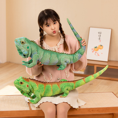 Simulation Animal Mane Lizard Doll Plush Toy Cool Chameleon Doll Comfort Doll Manufacturer Wholesale
