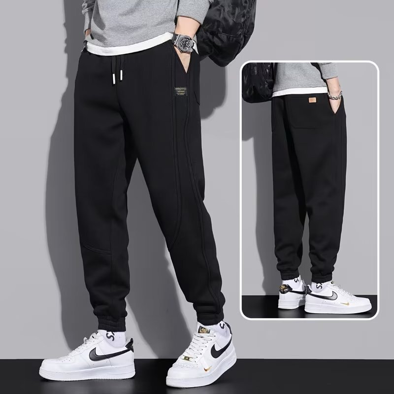 Foot-binding Sweatpants Men's Autumn New Fashion Brand Loose All-match Casual Pants Men's Hong Kong-style Fashion Workwear Sports Pants