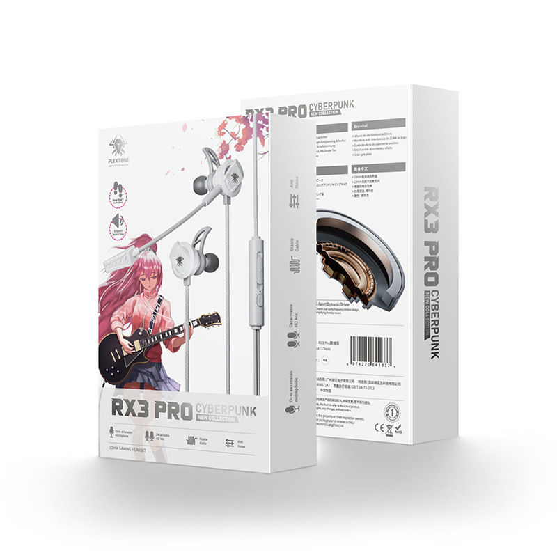 新型の浦記rx3 pro携帯電話の線制御のイヤホンの耳の麦のコンピュータは耳に入ります式の長い麦の電気競争はニワトリのゲームを食べます。|undefined